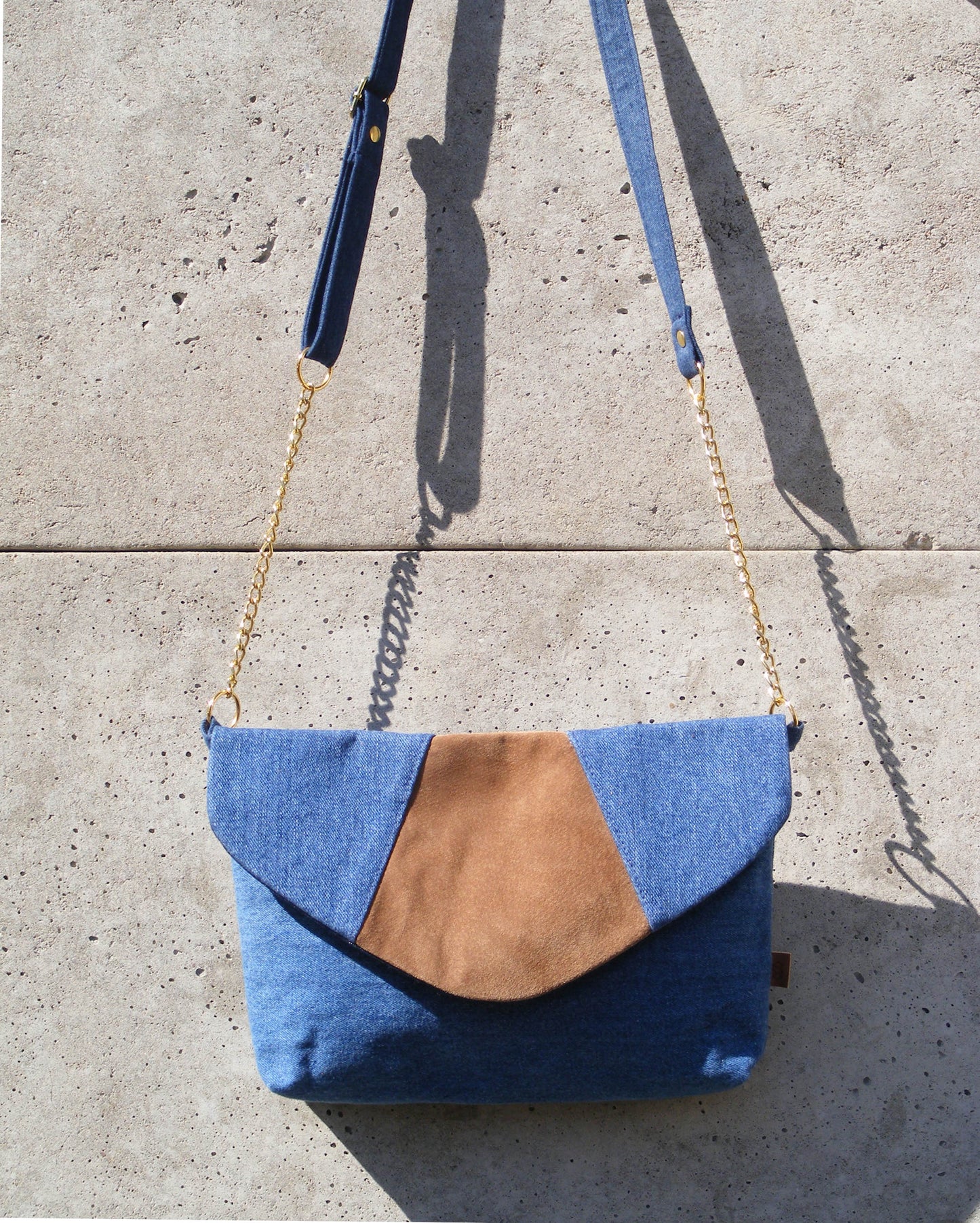 Handtasche SMILLA Crossbody Bag hellblau cognac