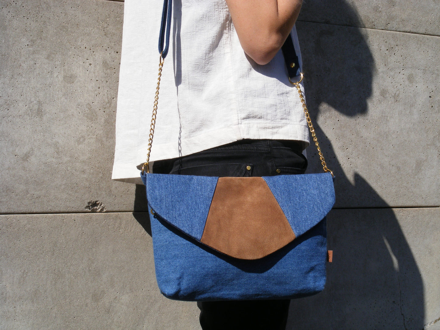 Handtasche SMILLA Crossbody Bag hellblau cognac